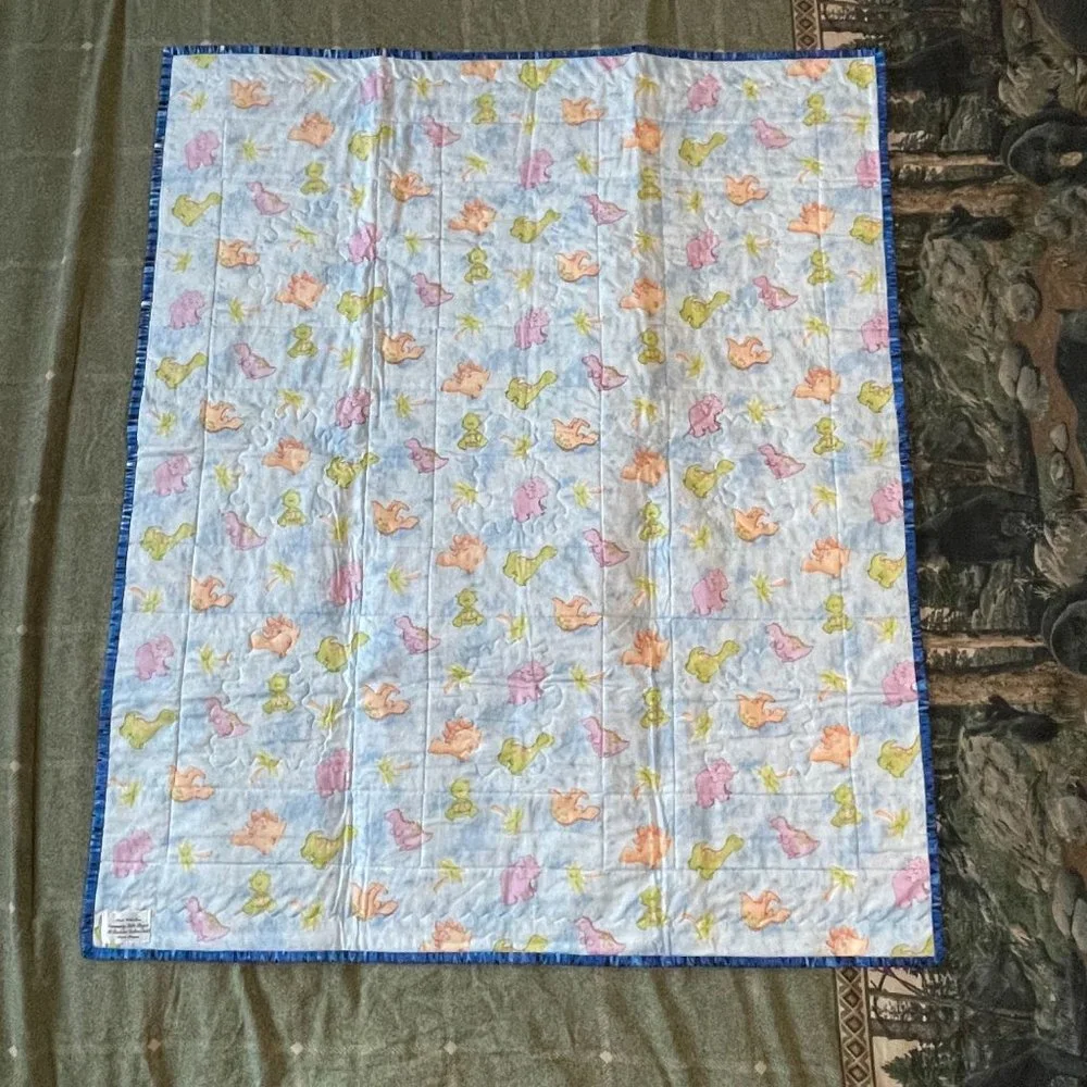 Handmade Quilt Little Boy & Girl Baby Crib Nursery Play Mat Activity Blanket
